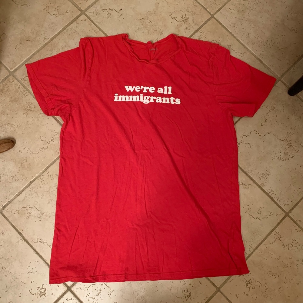 The Phluid project were all immigrants shirt